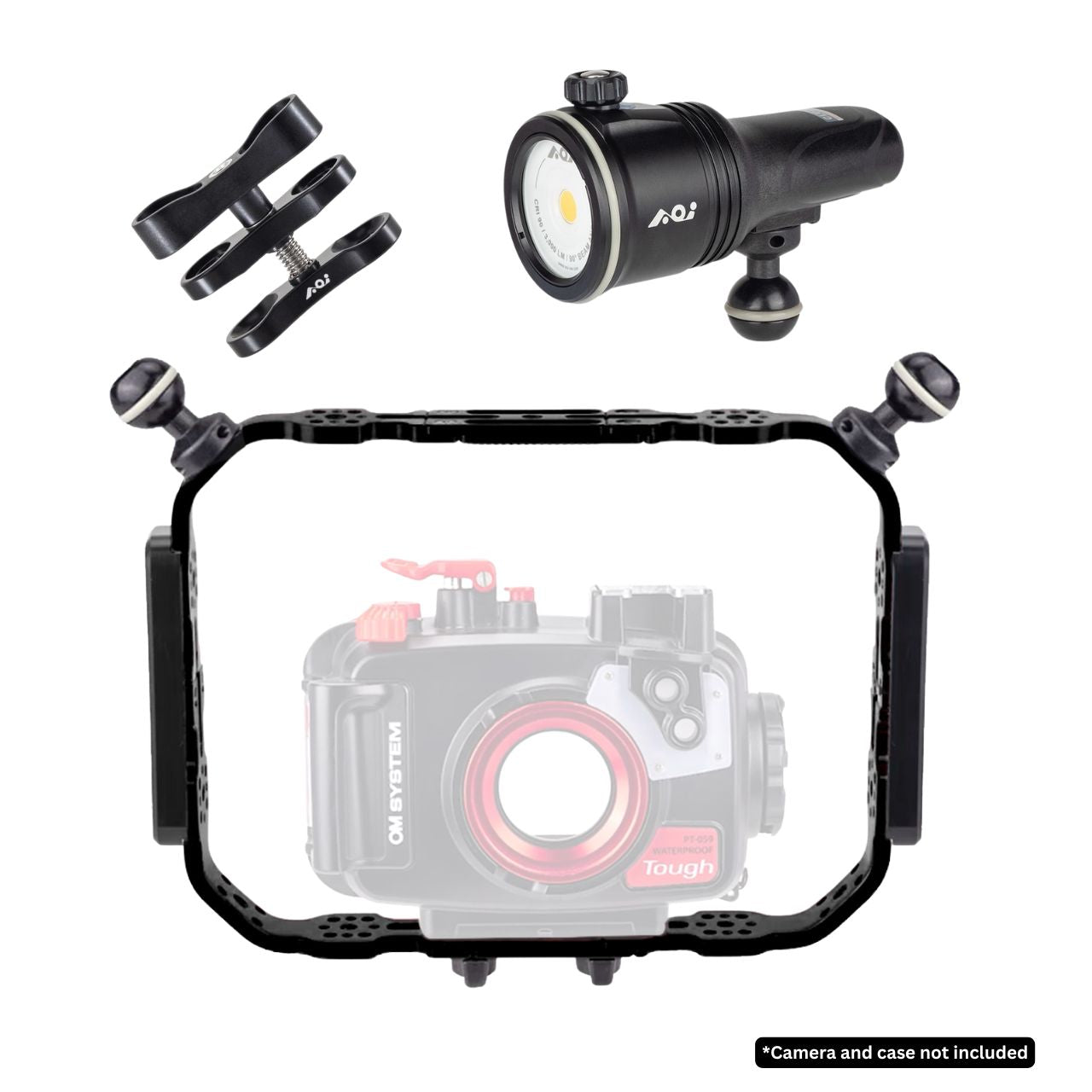 AOI OM TG-7 Video Light Travel Package