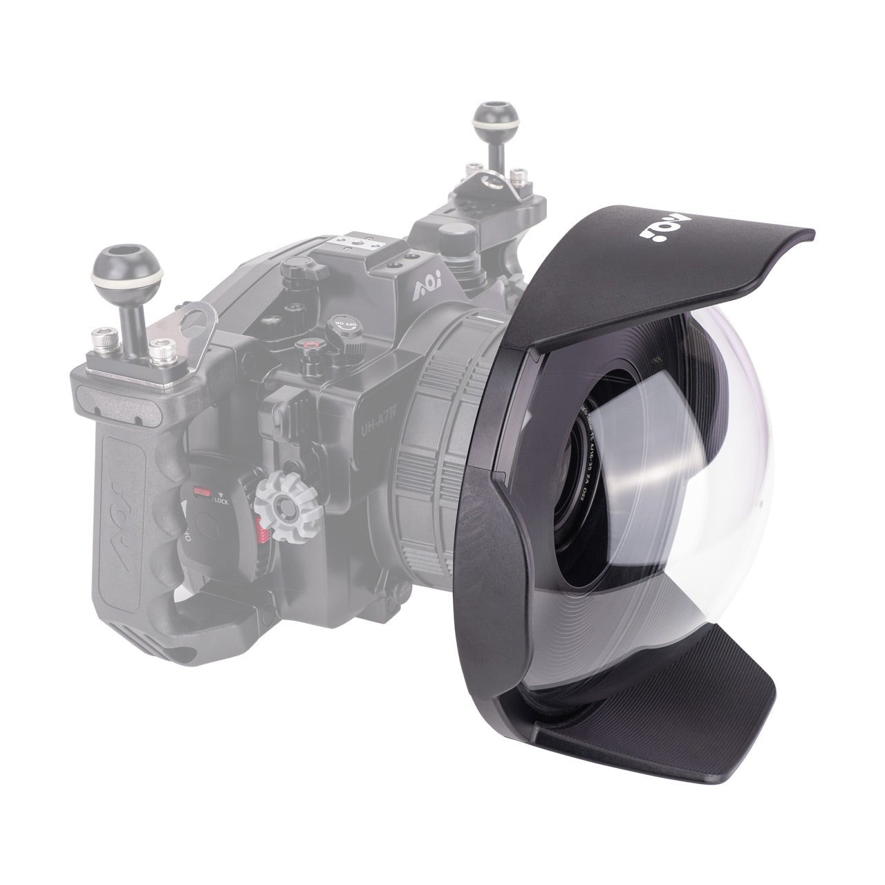 AOI Underwater Dome Port 220mm for AX Port Mount