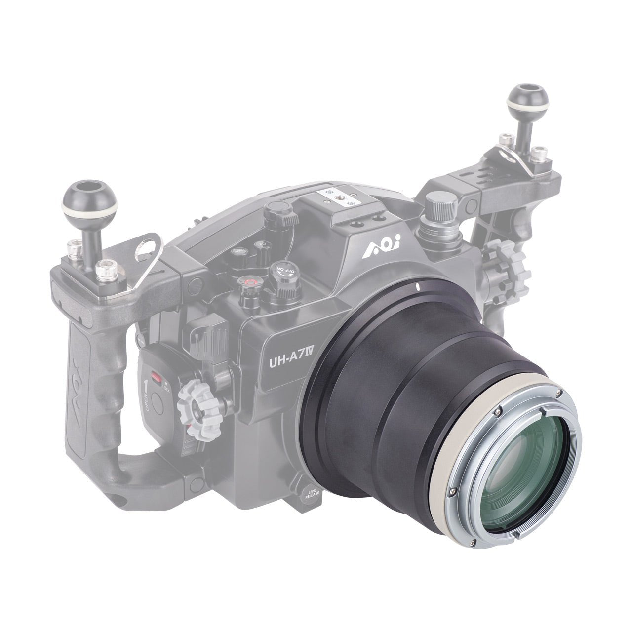 AOI Underwater Flat Port - 90 for AX Port Mount
