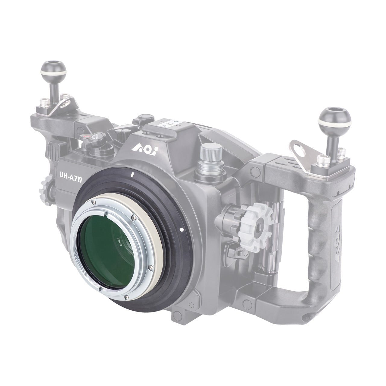 AOI Underwater Flat Port - 26 for AX Port Mount