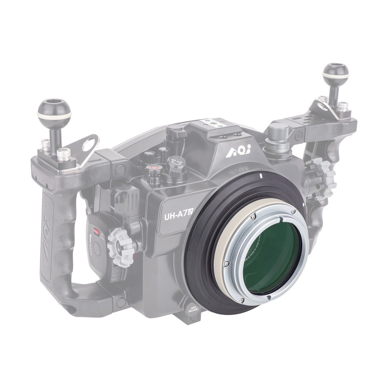AOI Underwater Flat Port - 26 for AX Port Mount