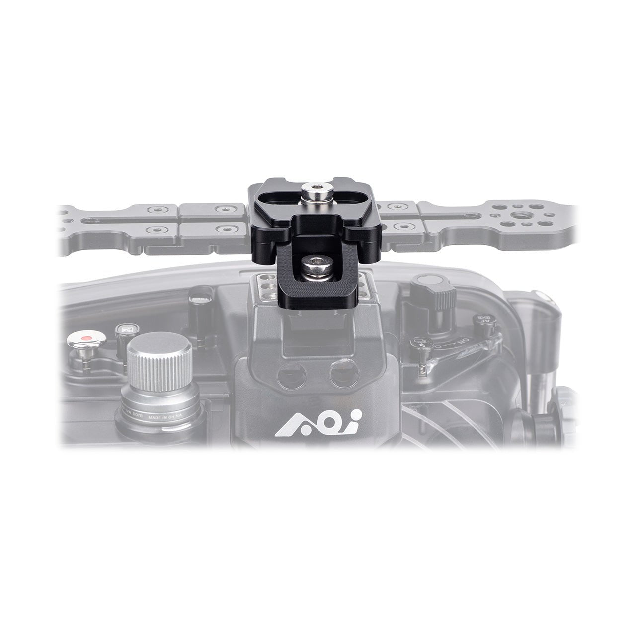 AOI Aluminium & POMStability Brace for UH-OM1II and Modular Tray Black