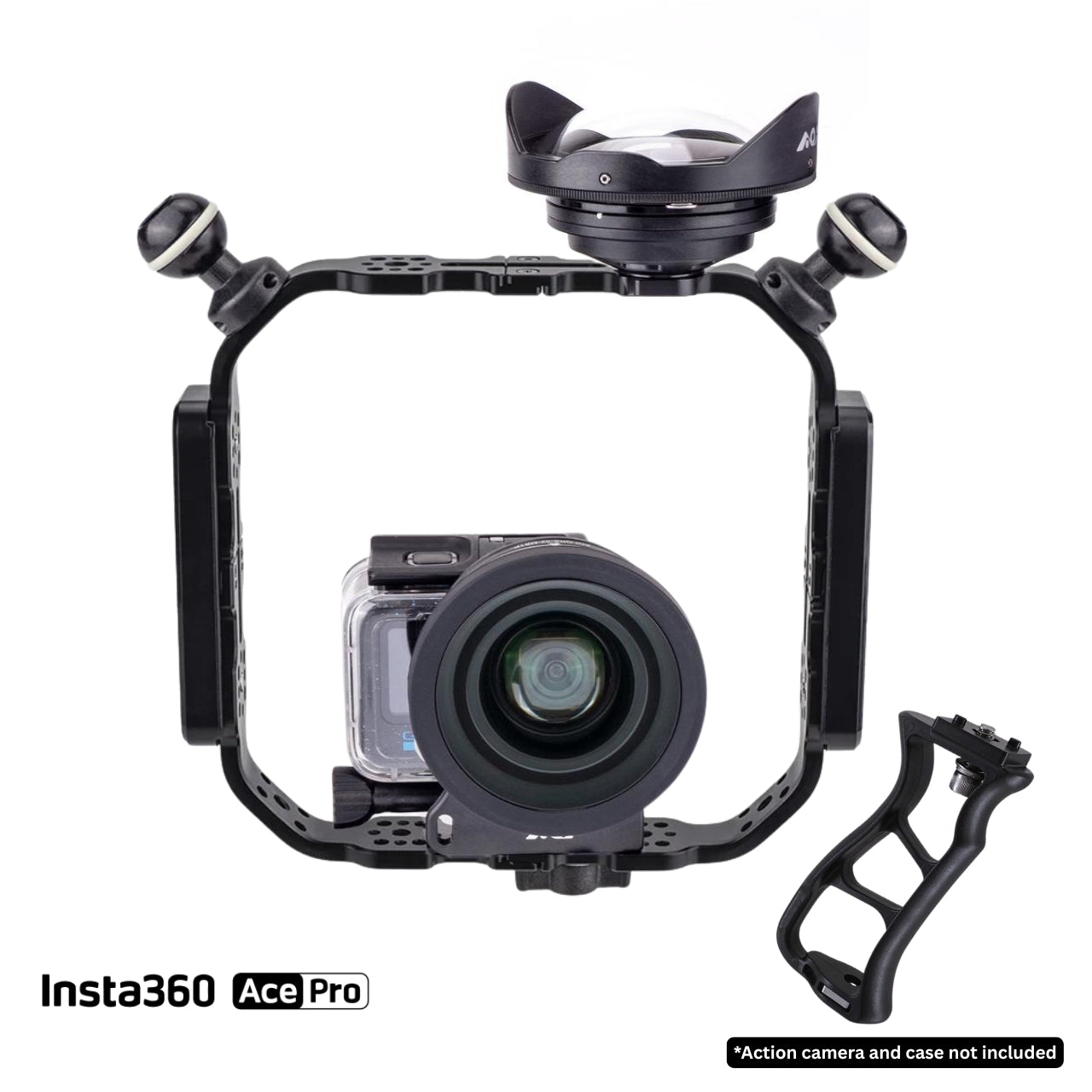 AOI Compact Tray Deluxe Wide Angle & Close-Up Lens Insta360 Ace Pro Travel Kit