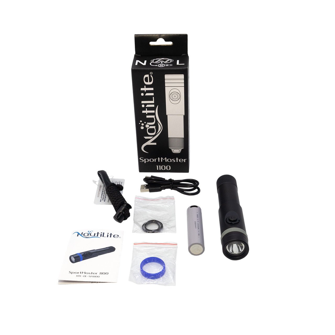 Nautilite Dive Torch Sportmaster 1100 - 1100 Lumenswith Li-Ion Battery