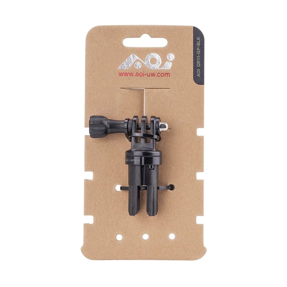 AOI GFR Plastic Quick Release 11 System GoPro Mount Black