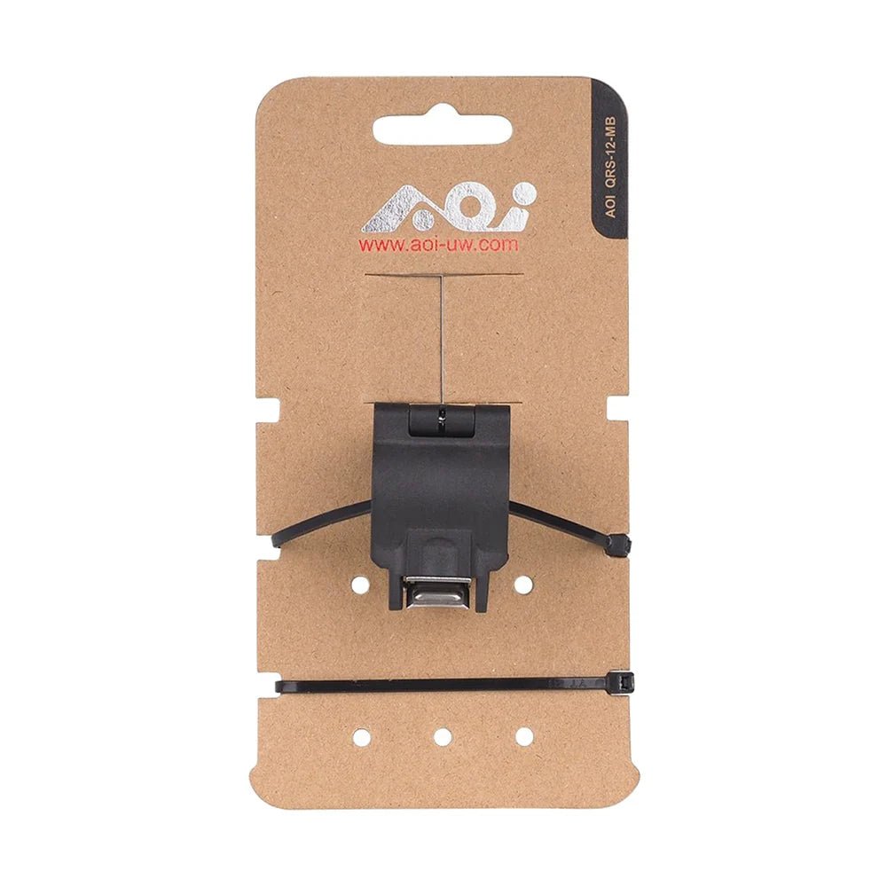 AOI Stainless & GFR Plastic Quick Release 12 System for Ball Arms Black