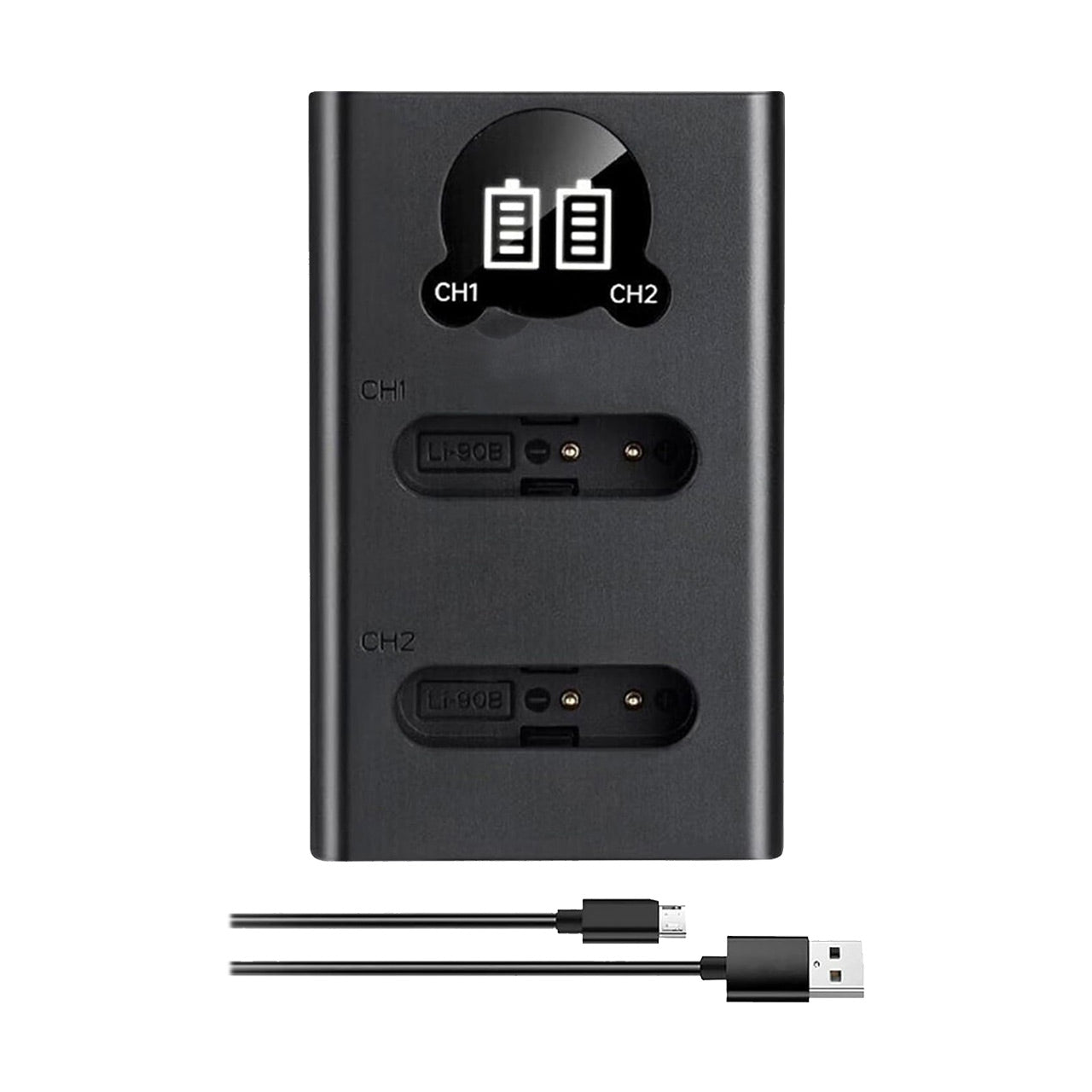 Hyperion Dual Battery Charger for Olympus Li-90 & LI-92B