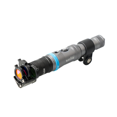 Weefine Smart Focus 1200 v2 Underwater Video Light with Snoot & Filters