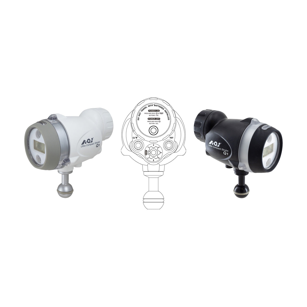AOI Underwater Strobe UCS-Q1 Optical Manual