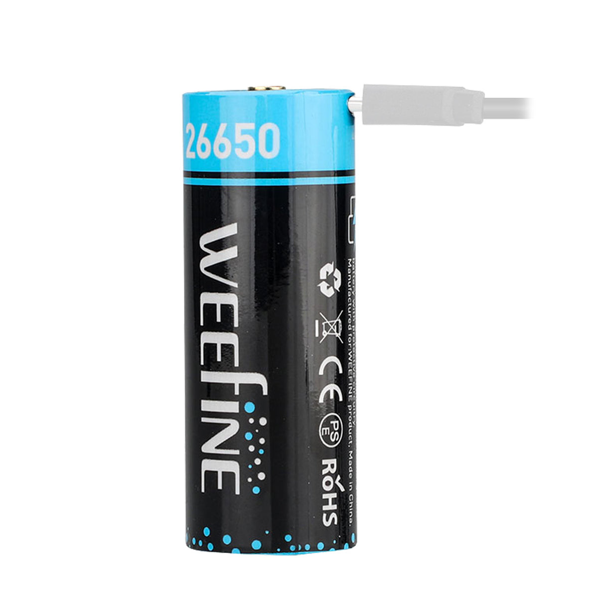 Weefine Li-Ion 26650 Battery
