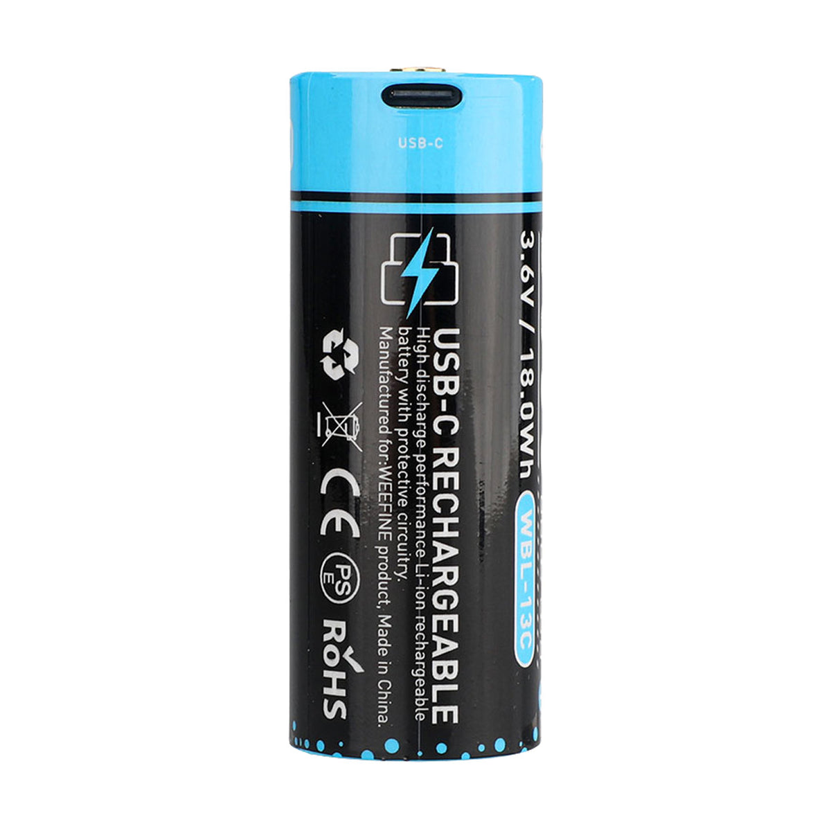 Weefine Li-Ion 26650 Battery