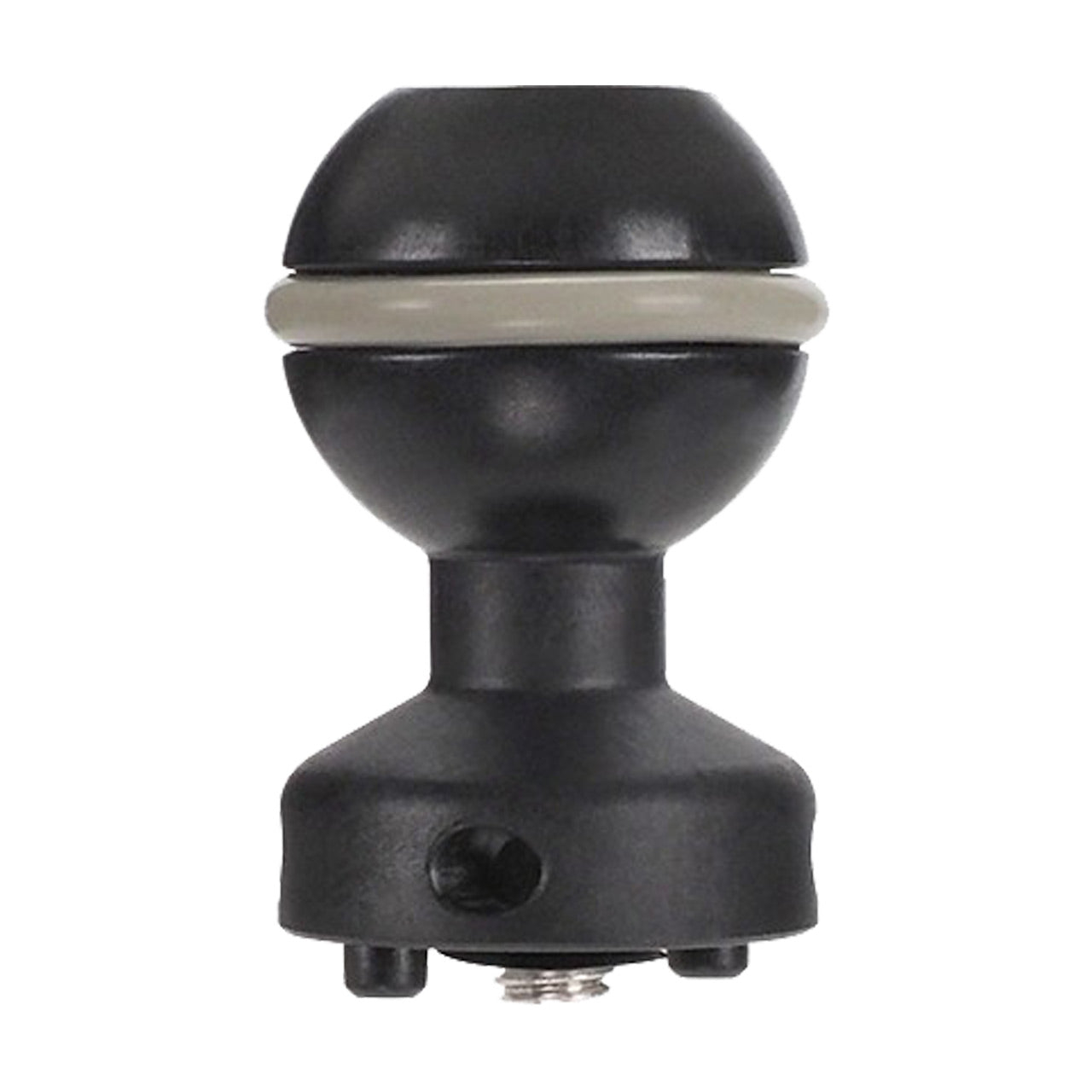 AOI STainless & GFR Plastic Ball Mount Base with Locating Pins - Black