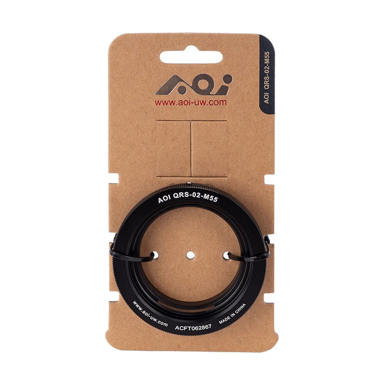 AOI Quick Release 02 Thread Mount Adapter 55mm for Bacscatter +15 MacroMate