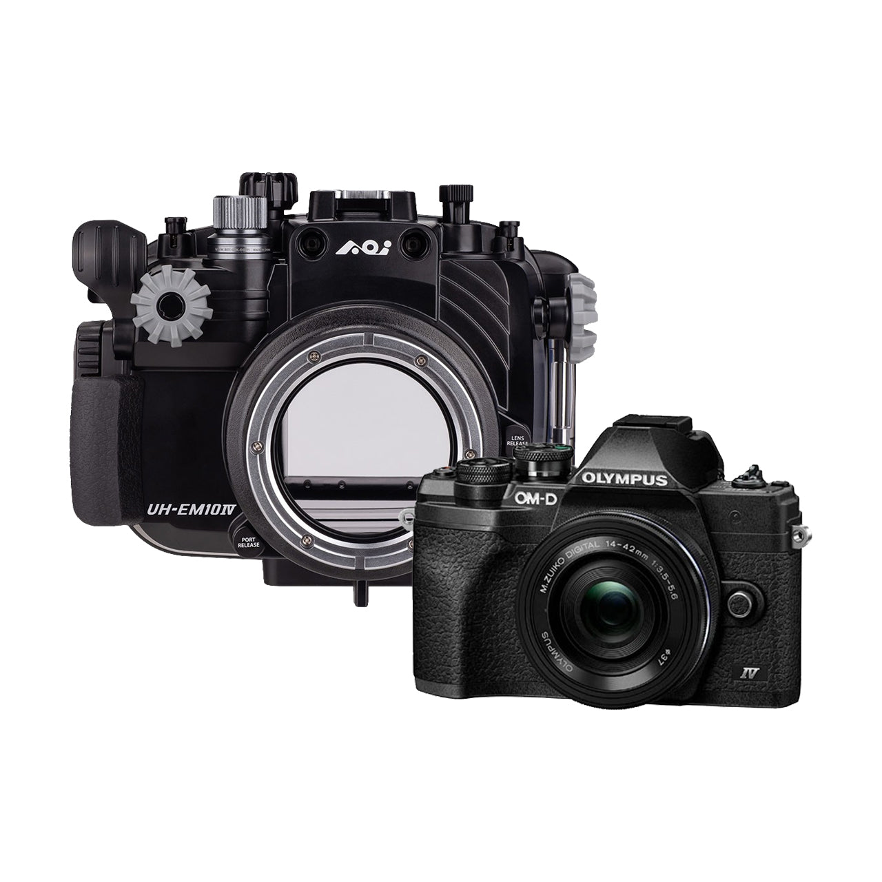 Olympus E-M10 MkIV and AOI Housing Package