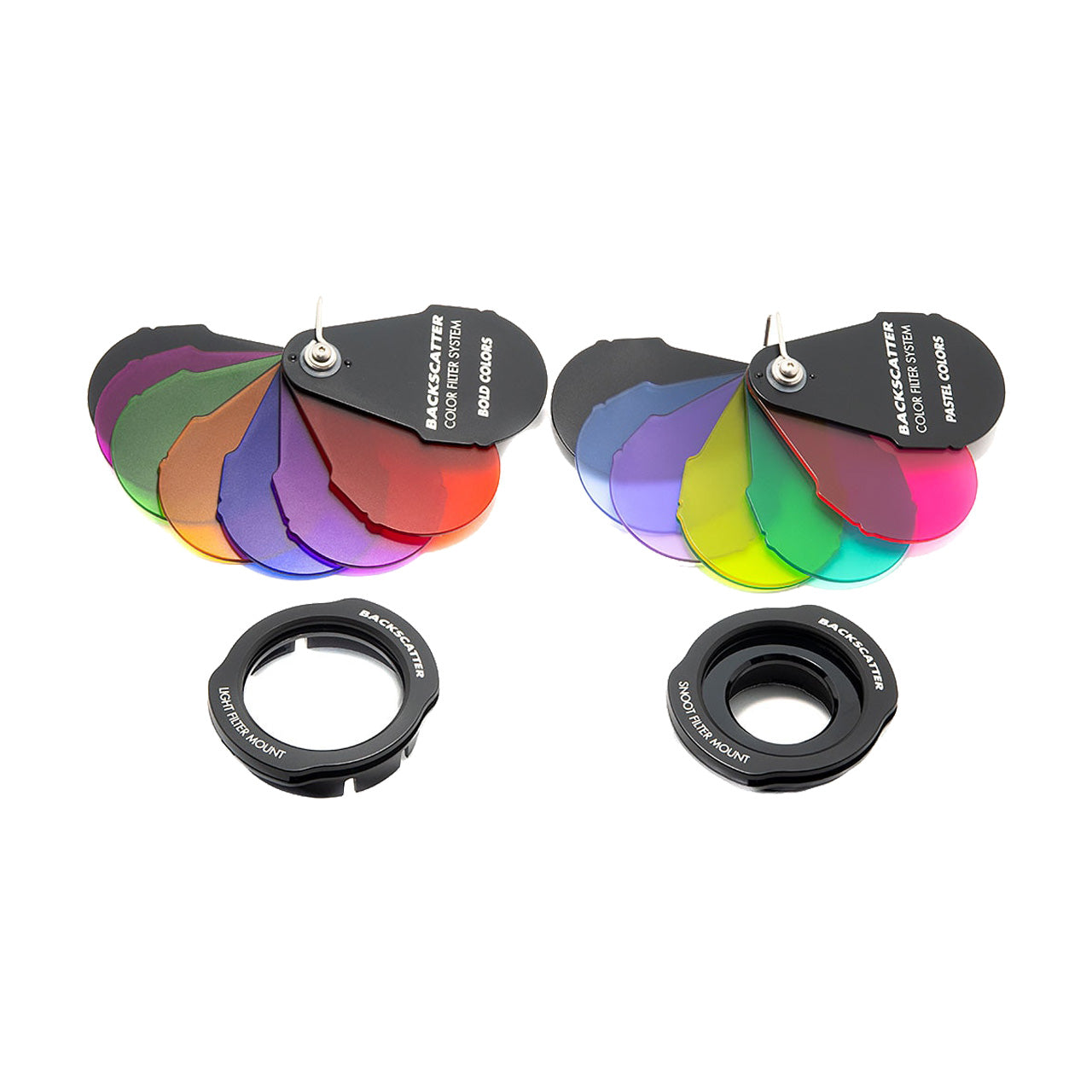 Backscatter Color Filter Set for Mini Flash 2, Mini Flash 1, Macro Wide 4300 &amp; OS-1 Optical Snoot